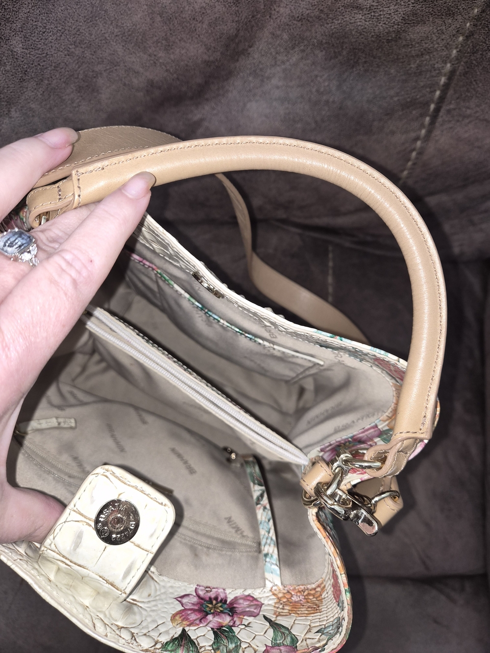 Brahmin Amelia in Ivory Tahiti - Picture 4 of 5
